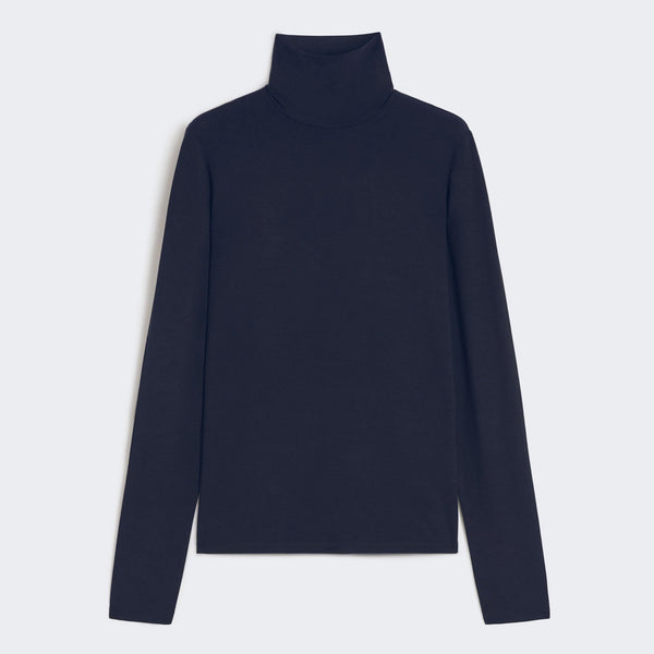 Weekend Long-Sleeve Turtleneck Top Marine